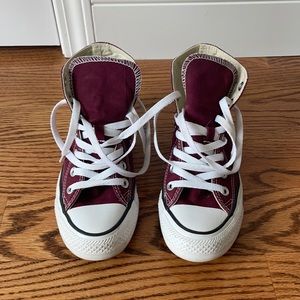 Maroon Converse